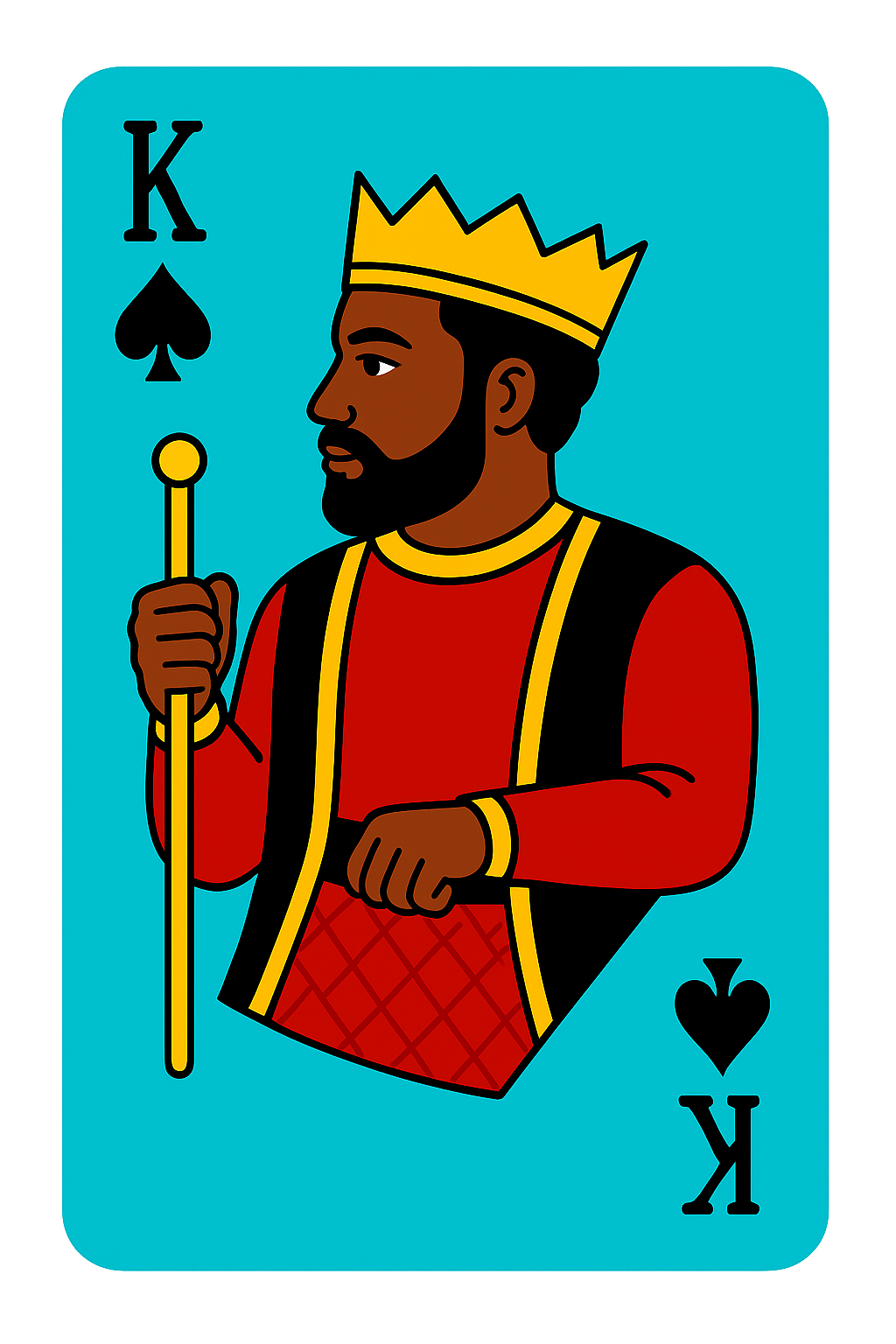 Composite Card: King of Spades